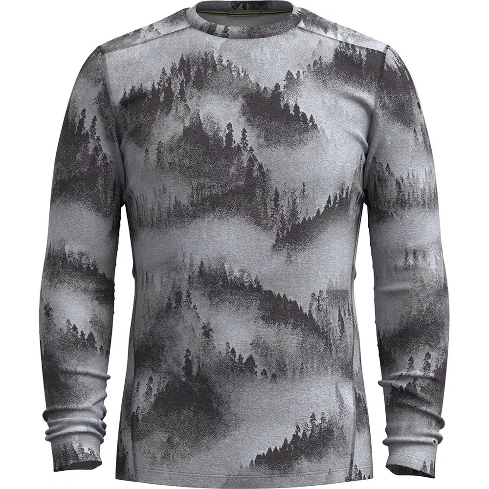 Smartwool Merino 250 Base layer Crew - Men’s L - Charcoal Foggy Pines